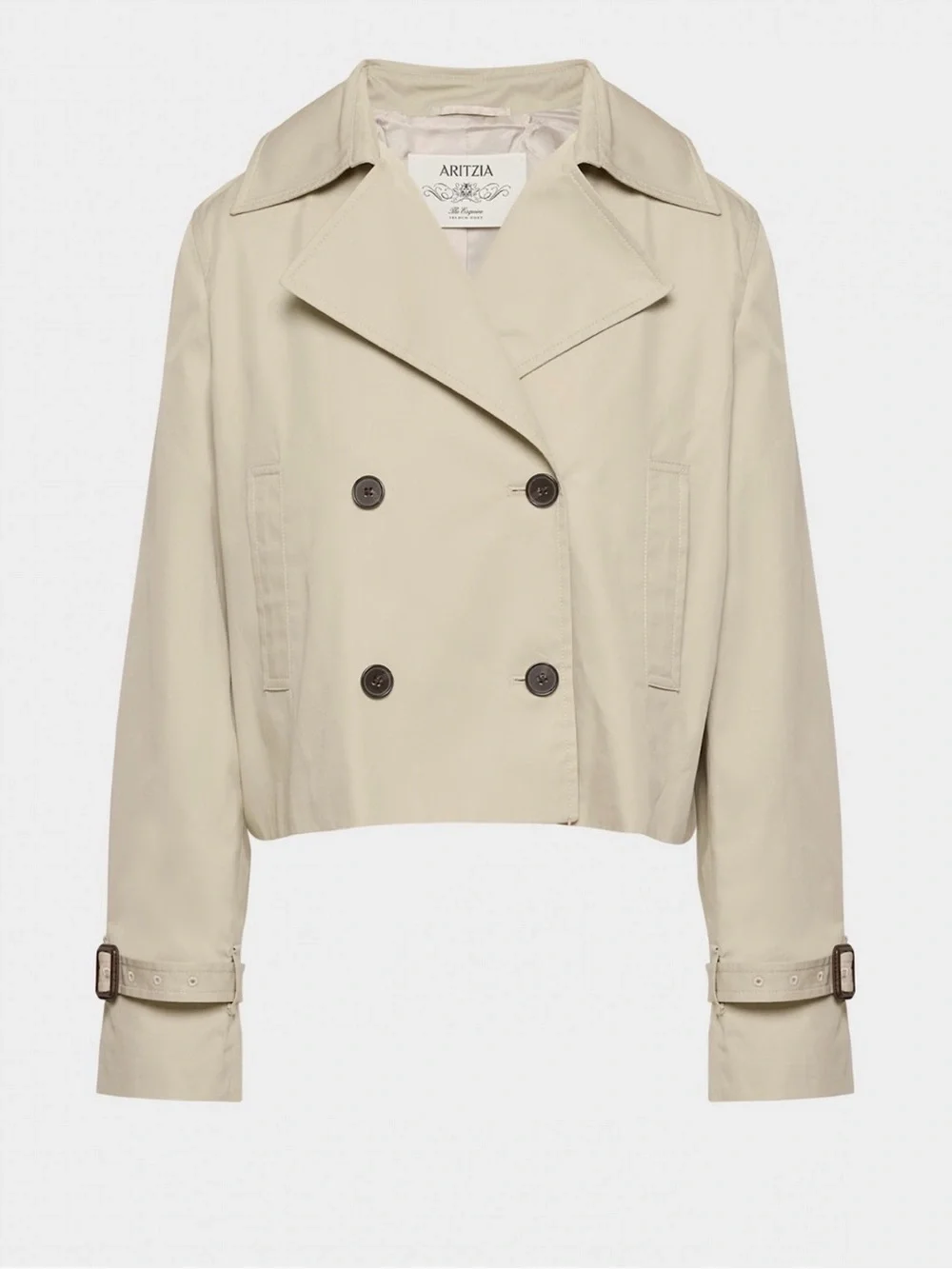 Aritzia Babaton Lightweight Cropped Trench Coat - Picture 2 of 16